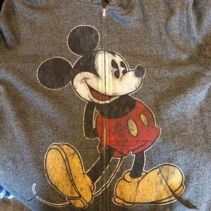 Mickey Mouse Large Gray hoodie